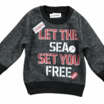 ΜΠΛΟΥΖΑ ΦΟΥΤΕΡ LET THE SEA SET YOU FREE ANΘΡAKI