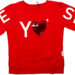 ΜΠΛΟΥΖΑ LOVE YOURSELF ΠAΓETA KENTHMENH KAΡΔIA