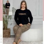 ΓΥΝΑΙΚΕΙΑ ΠΥΤΖΑΜΑ ΣΕΤ ΜΕΓΑΛΑ ΜΕΓΕΘΗ LEOPARD