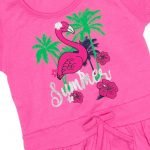 ΦΟΡΕΜΑ ΦΟΥΞ KONTOMANIKO ΜΕ ΒΟΛΑΝ SUMMER FLAMINGO - Image 3
