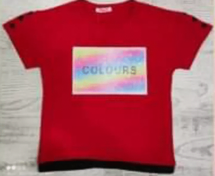 Μπλούζα κεντημένη παγέτα COLOURS