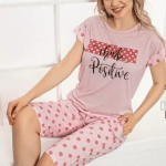 Γυναικεία πυτζάμα THINK POSITIVE