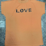 Γυναικεία μπλούζα παγέτα LOVE 100% βαμβακερή
