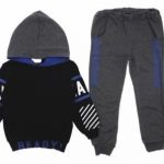 Σετ 100% βαμβακερό φόρμα με κουκούλα Ready
