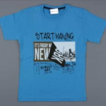 Κοντομάνικη μπλούζα 100% βαμβακερή its Friday new start making
