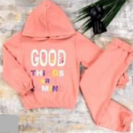 Σετ φόρμα με κουκούλα Good things 100% βαμβακερή
