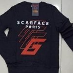 Αντρική μακρυμάνικη μπλούζα 100% βαμβακερή Scarface Paris