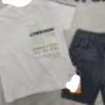Σετ μπλούζα baby blue Always Ready με σορτσάκι με λάστιχο εσωτερικά να μαζεύει 100% βαμβακερό