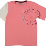 Κοντομάνικη ροζ μπλούζα  100% βαμβακερό T-Shirt Believe In Yourself 3D επεξεργασία